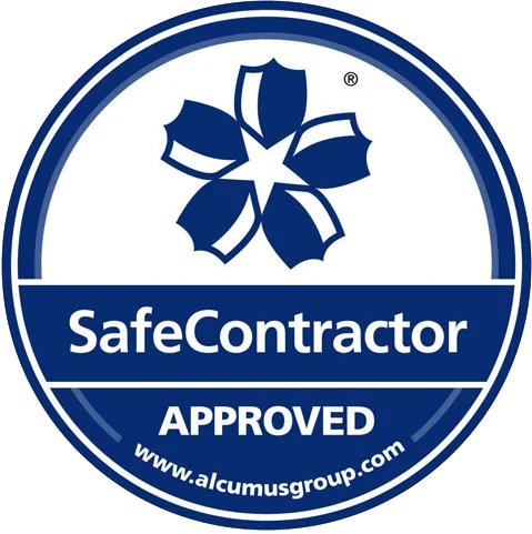 SafeContractor Approved logo by Alcumus Group